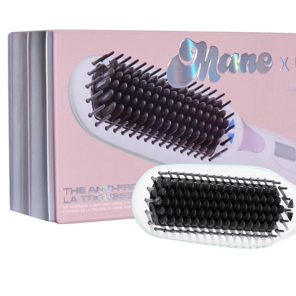 Mane Other - NWT Mane Get Sleek Hot Heated Adjustable Straightening Hair Brush